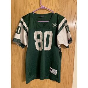Youth Vintage New York Jets #80 Wayne Chrebet champion jersey Size: Large Green